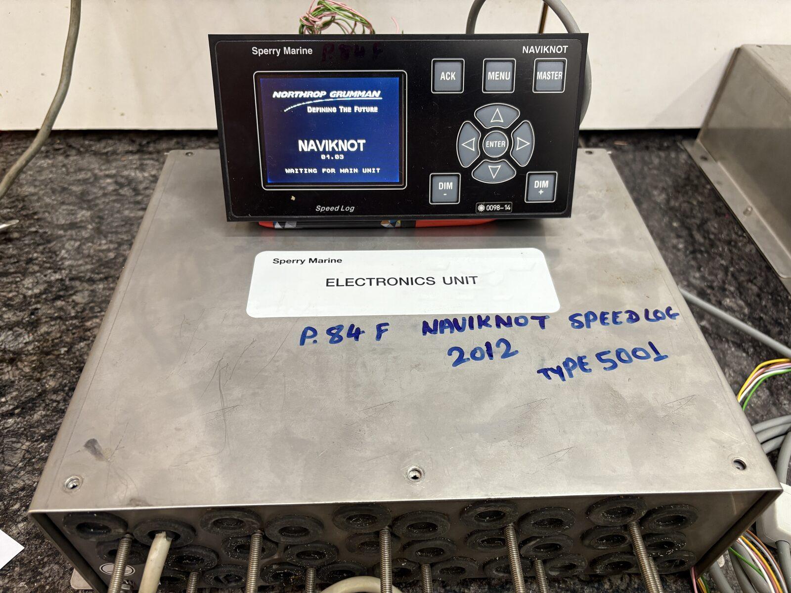 Sperry Marine Speed Log Sperry Marine Naviknot — refurbished bridge & navigation equipment