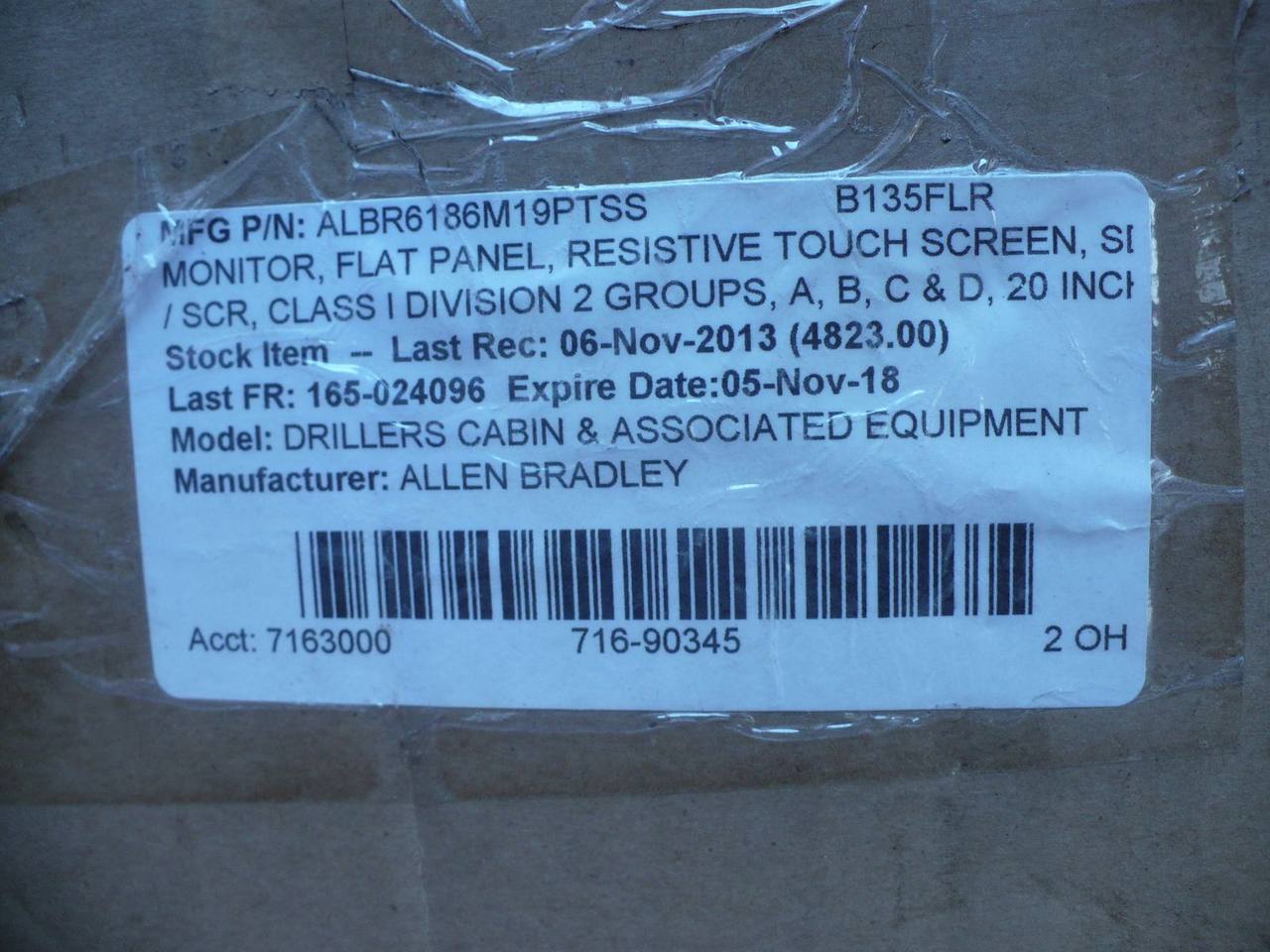 Allen Bradley Allen Bradley ALBR6186M19PTSS — refurbished automation & control systems thumbnail 3