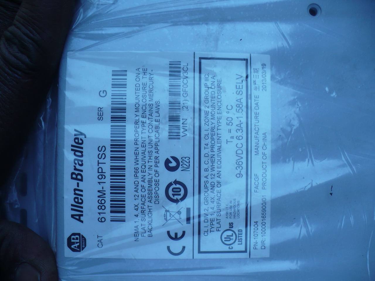 Allen Bradley Allen Bradley ALBR6186M19PTSS — refurbished automation & control systems thumbnail 7