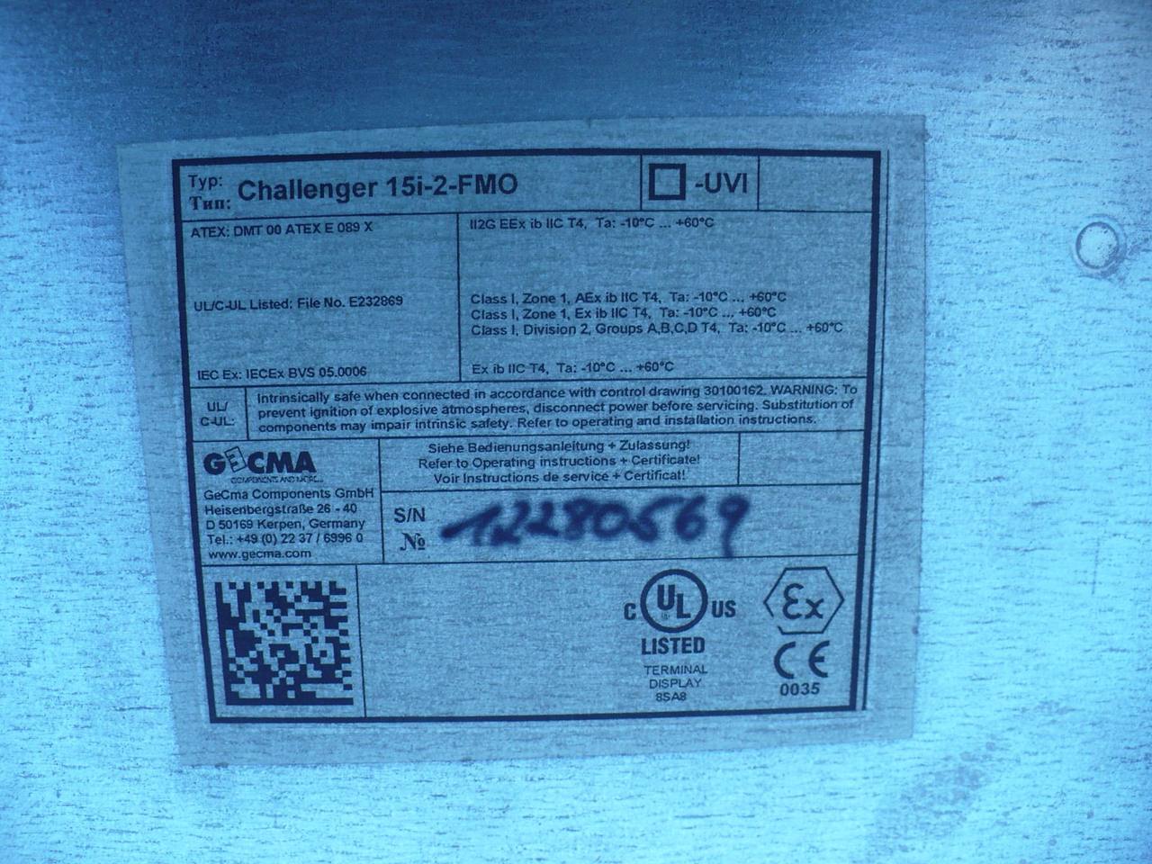 Challenger Challenger 15i-2-FMO — refurbished automation & control systems thumbnail 3