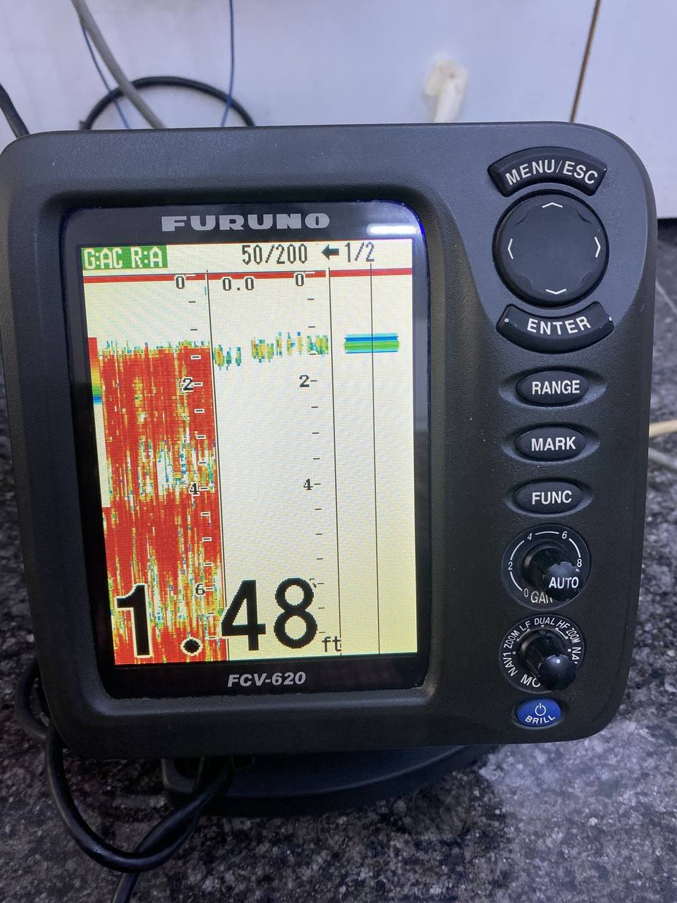 Furuno Echo Sounder Furuno fcv620 — refurbished bridge & navigation equipment