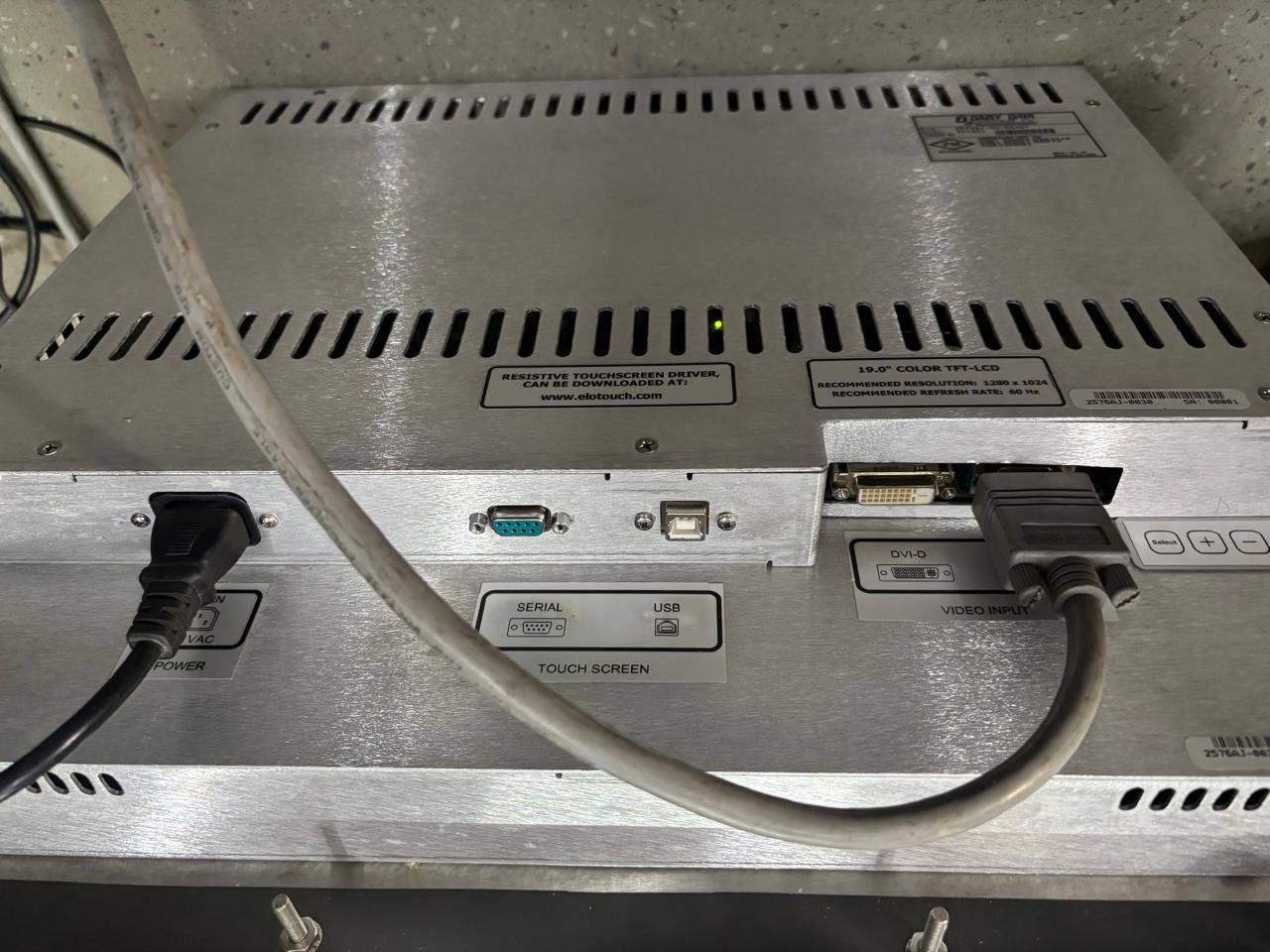 ECR LCD MONITOR HMI — refurbished automation & control systems