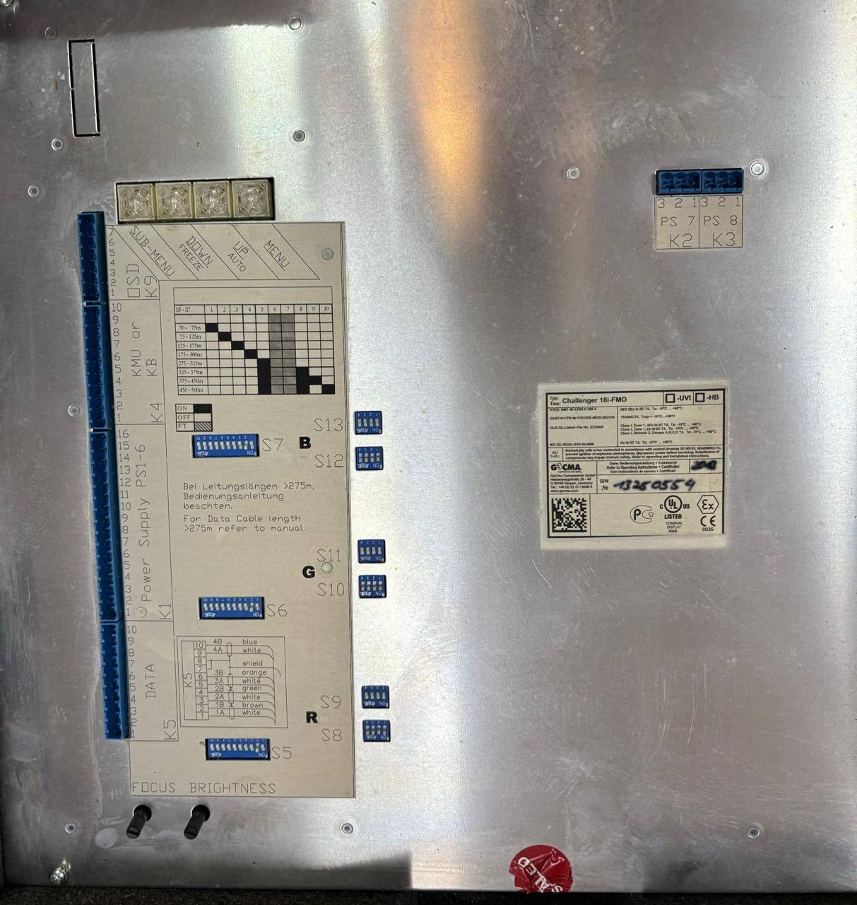 Gecma Gecma Coper Crouse Hinds Challenger 18i-FMO SER — refurbished automation & control systems thumbnail 6