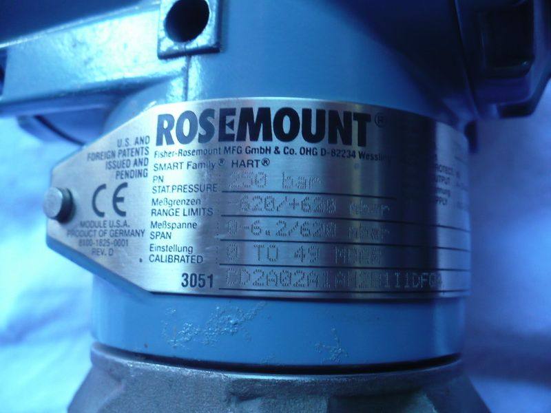 Rosemount Pressure Transmitter Rosemount — refurbished automation & control systems thumbnail 4