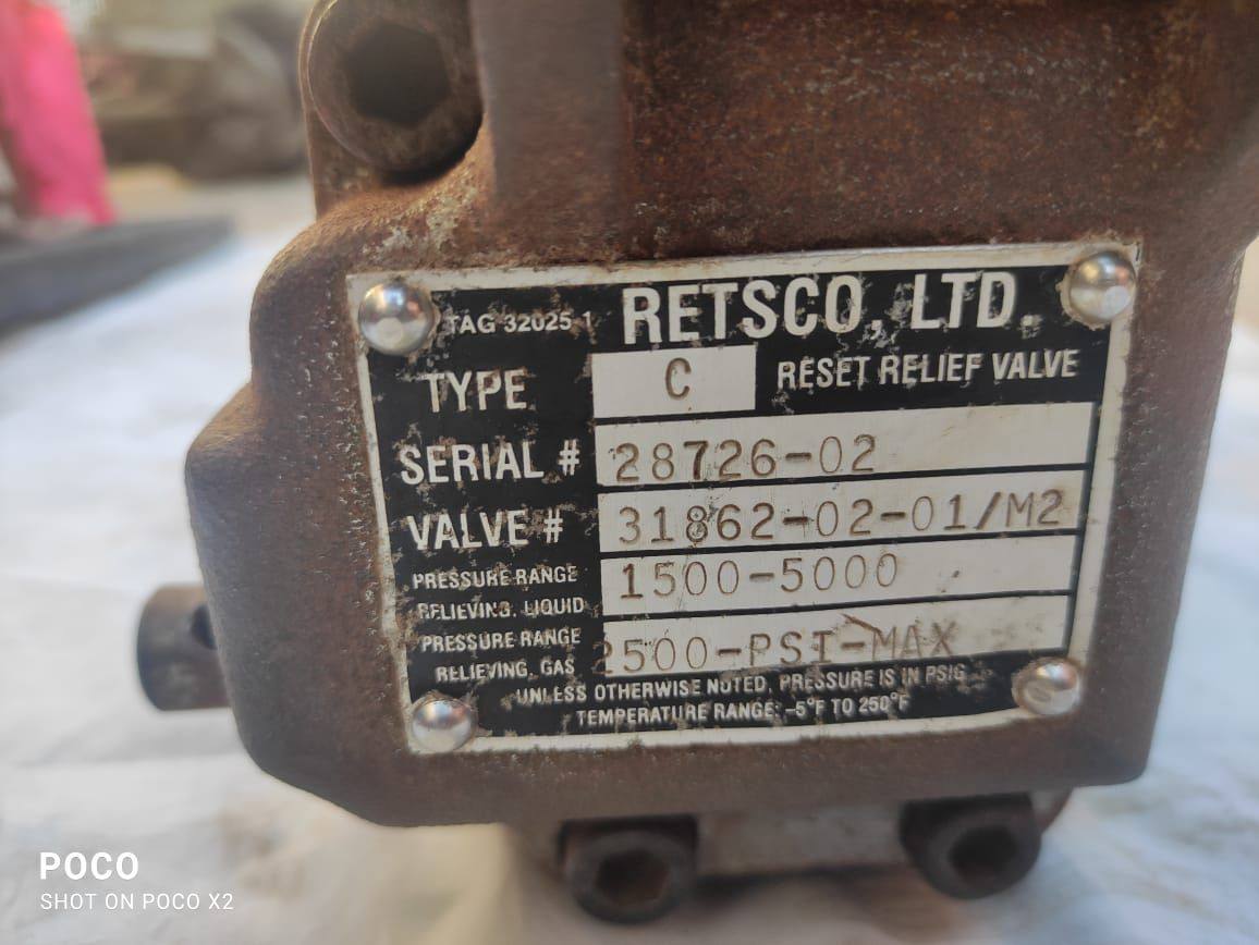 Relief Valve 4 Type C — refurbished oilfield, rig & drill-ship machinery thumbnail 4