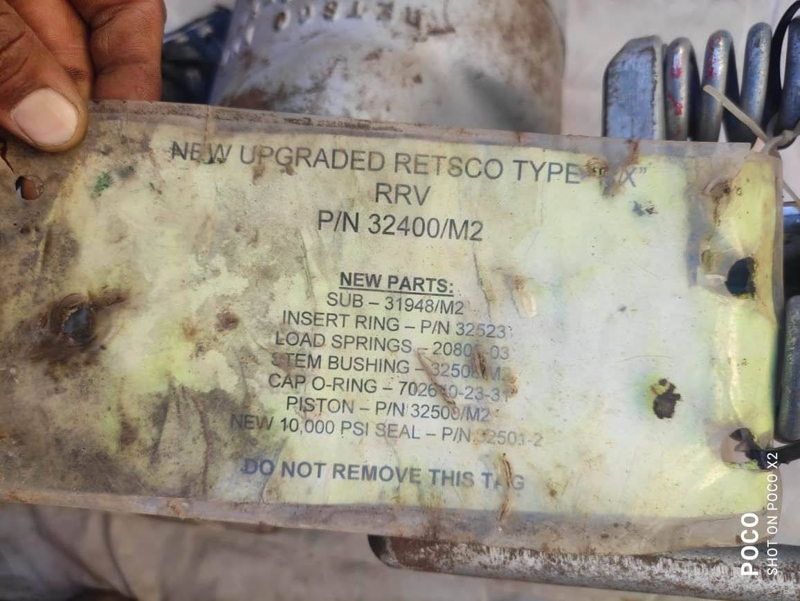 Relief Valve 6 Type RX — refurbished oilfield, rig & drill-ship machinery thumbnail 7