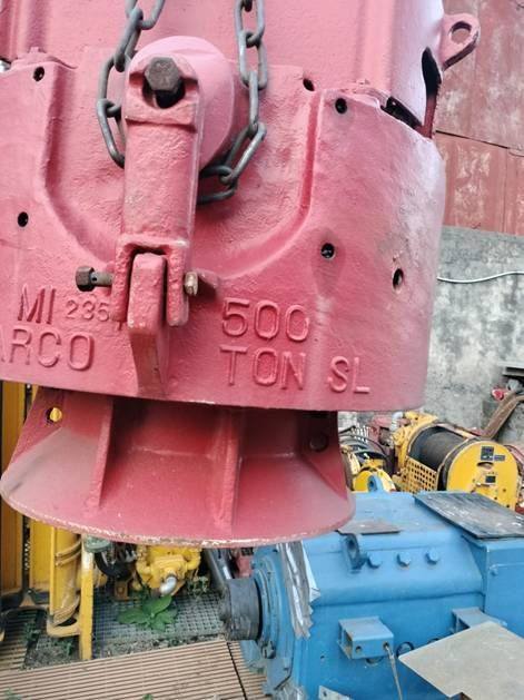 Varco Varco Spider Set with Elevator + Slip 14 inch Capacity 500 Ton SL — refurbished oilfield, rig & drill-ship machinery thumbnail 9