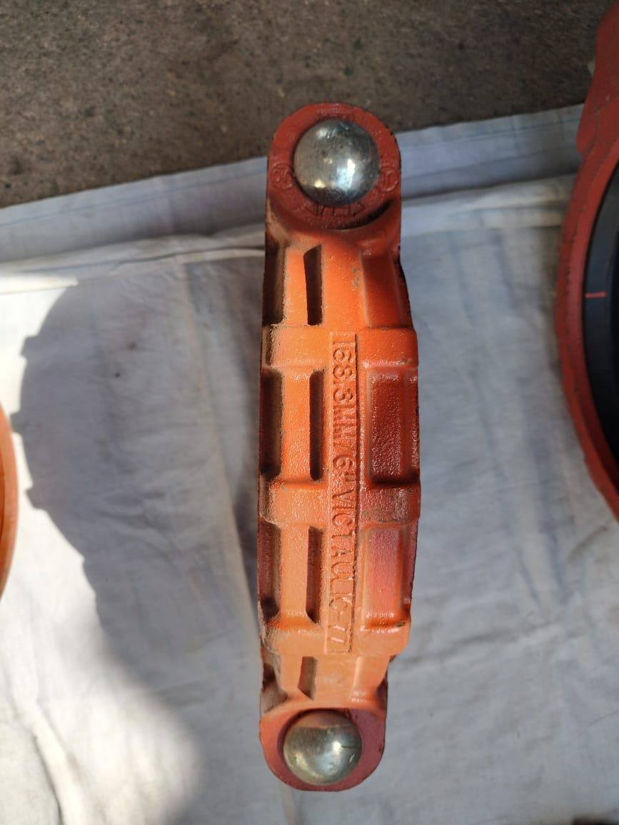 Victaulic Clamp for Desander Cone with Rubber Seal — refurbished oilfield, rig & drill-ship machinery thumbnail 3