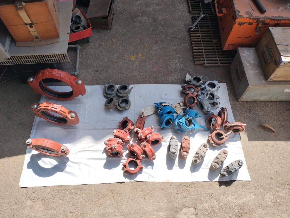 Victaulic Clamp for Desander Cone with Rubber Seal — refurbished oilfield, rig & drill-ship machinery thumbnail 7